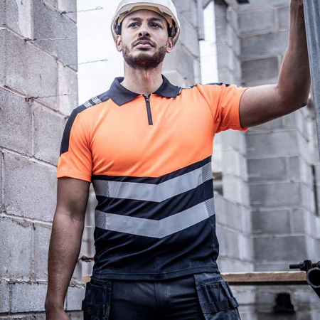 RG531 TRS281 Regatta High Visibility X-Pro Polo Shirt image 1