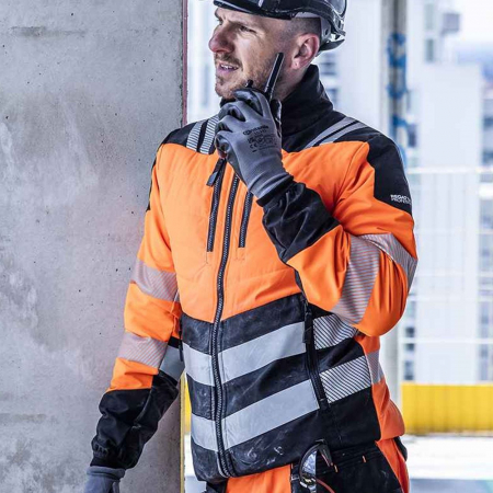 RG538 TRA953 Regatta High Visibility X-Pro Hybrid Jacket image 1
