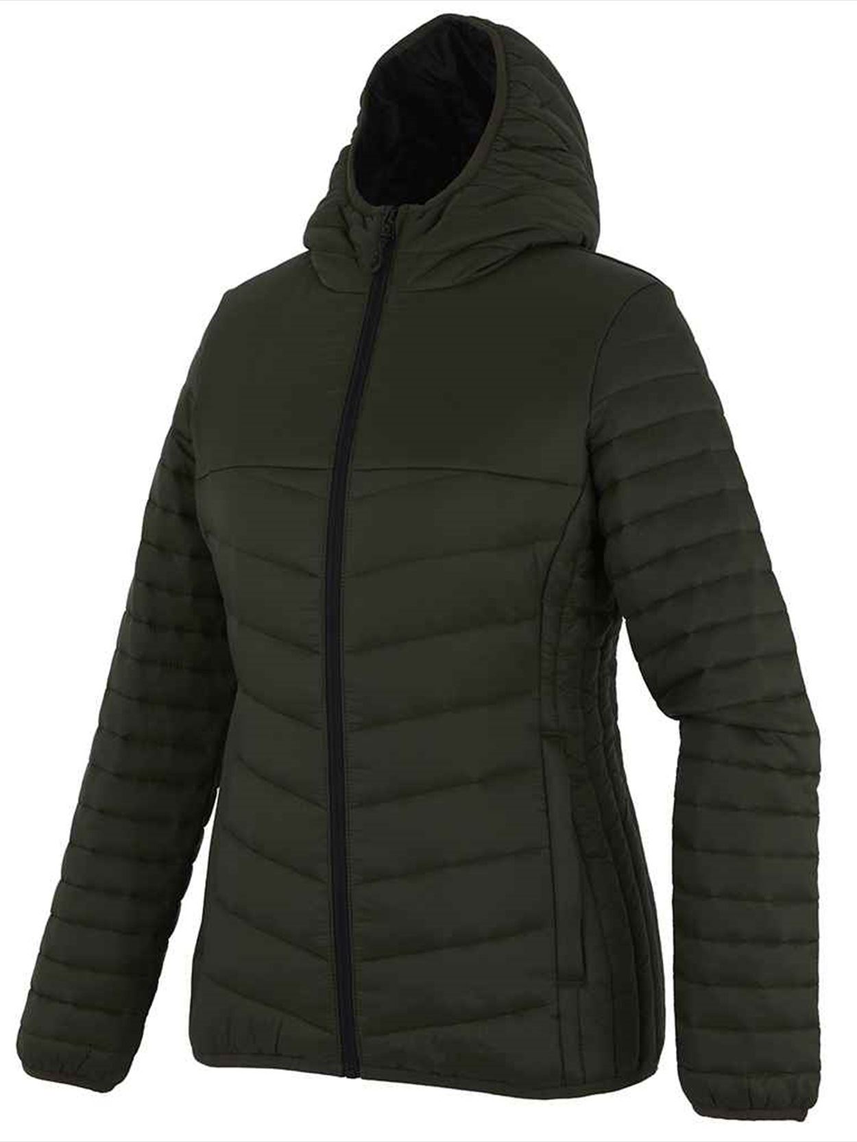 RG831 TRA970 Regatta Ladies Loftlite Hooded Baffle Jacket image 3
