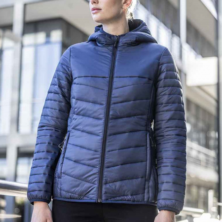 RG831 TRA970 Regatta Ladies Loftlite Hooded Baffle Jacket image 1