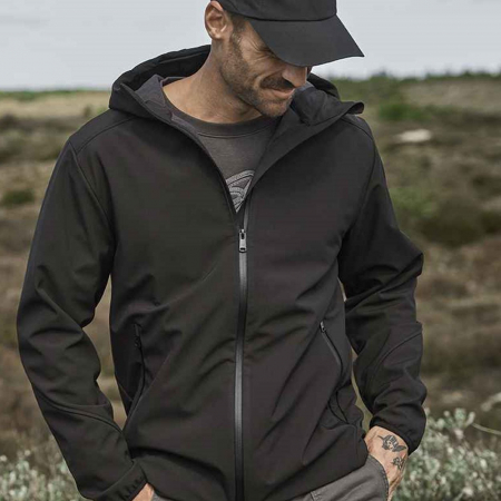 T9524 9524 Tee Jays Performance Hooded Soft Shell Jacket image 1