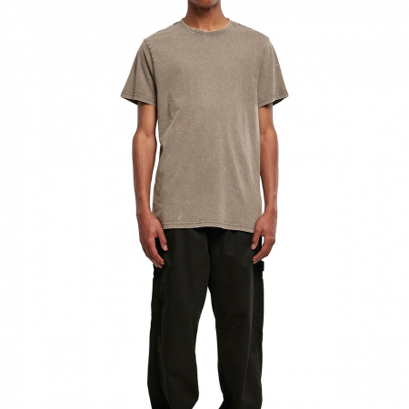 BY190 Acid washed round neck tee image 1