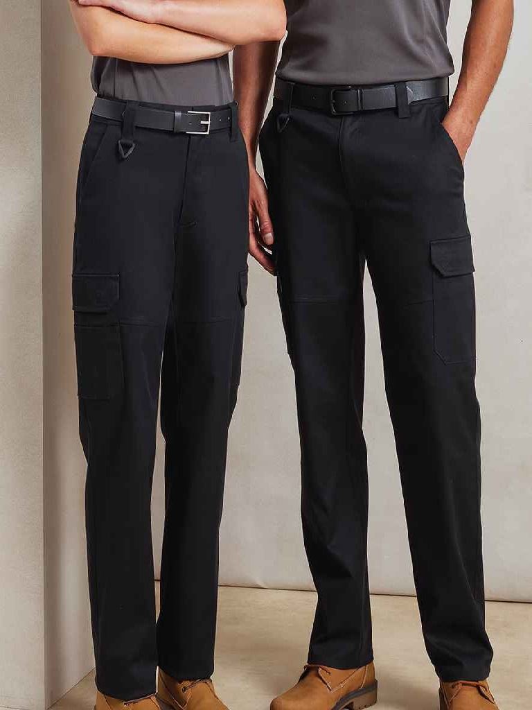 PR565 Unisex Stretchchecker Work Cargo Trousers image 1