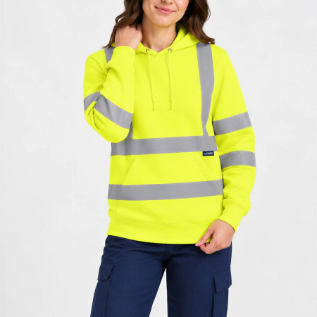 UC814 Hi Vis Hooded Sweatshirt image 1